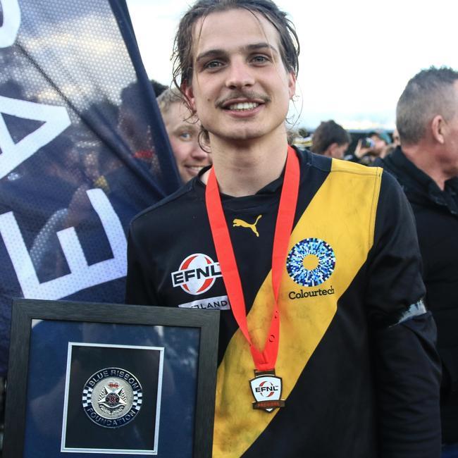 Jesse Cherry with his best-afield loot. Picture: Davis Harrigan