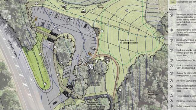 Option 3 of the Pat Morton Precinct – Car Park and Shared Path Concept Design, by Ballina Shire Council.