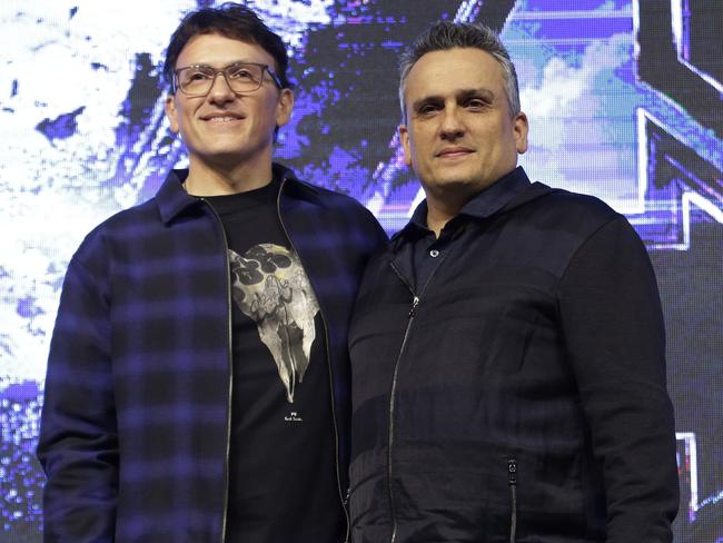 Directors Anthony and Joe Russo in Seoul. Picture: AP