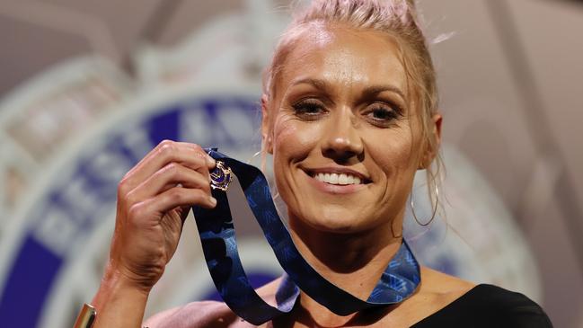 Erin Phillips claimed her second league best and fairest medal in 2019. Picture: AFL Photos