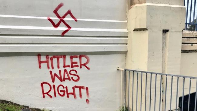 The city is experiencing a “swastika epidemic” according to the Chairman of the Anti-Defamation Commission. Picture: Supplied