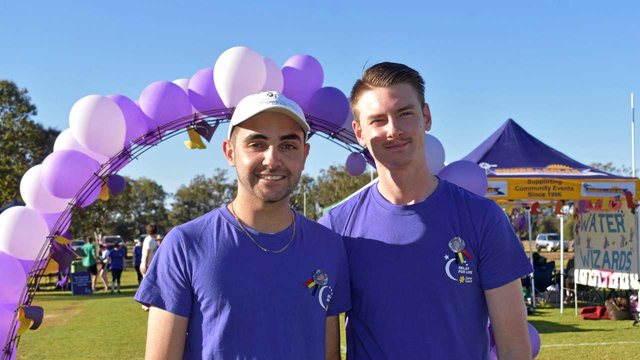 Tallis Landers and Zach Harrowen. Picture: Ellen Ransley