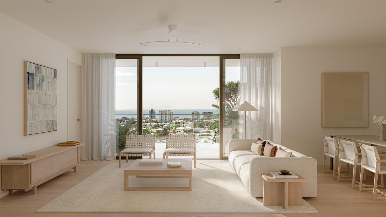 Artist impressions of the SOL by Walker residential project for the Maroochydore CBD. Photo: Walker Corporation