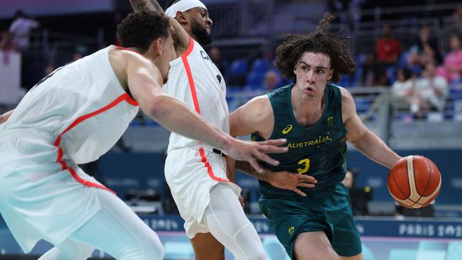 Josh Giddey and the Boomers showed plenty. Photo by Thomas COEX / AFP