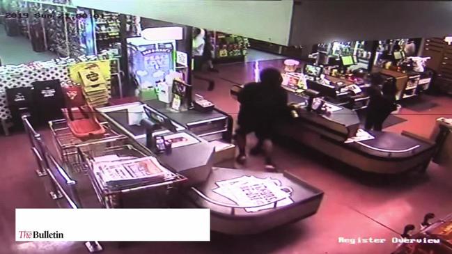 CCTV of attack on staff