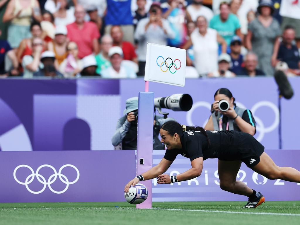 Waaka scored the third and match winning try in the Gold medal match against Team Canada. Picture: Getty Images