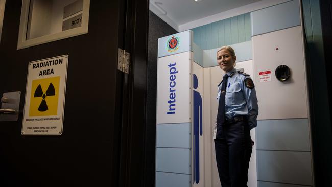 General Manager Stephanie Flint stands near the new body scanner. Picture: Kelly Barnes