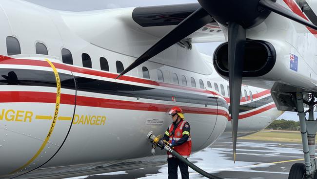 The LAT can fill up with 10,000 litres of water in just eight minutes.