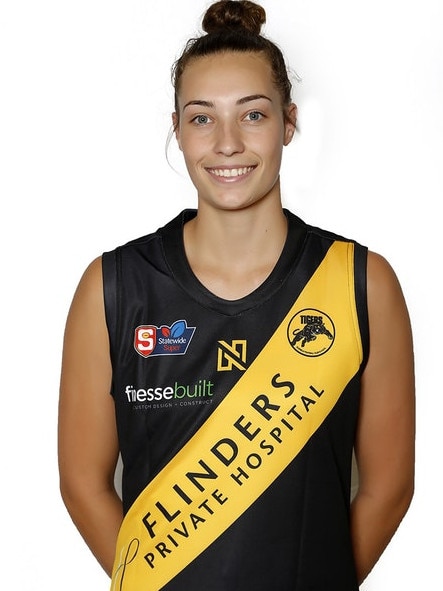 Crows AFLW-listed ruck and Glenelg player Caitlin Gould. Picture: SANFL