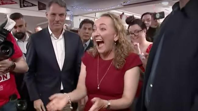 Labor's Mary Doyle snatches historic victory in the 2023 Aston by-election. Picture: ABC