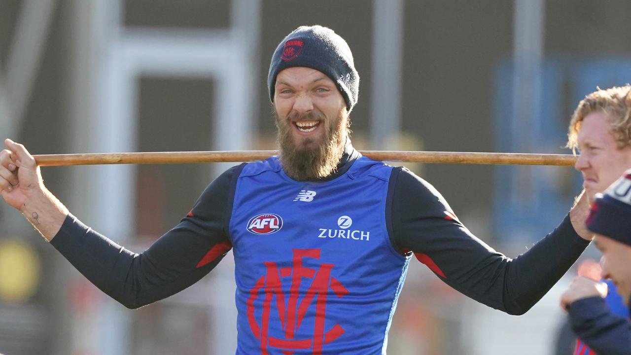 Max Gawn is playing hurt.