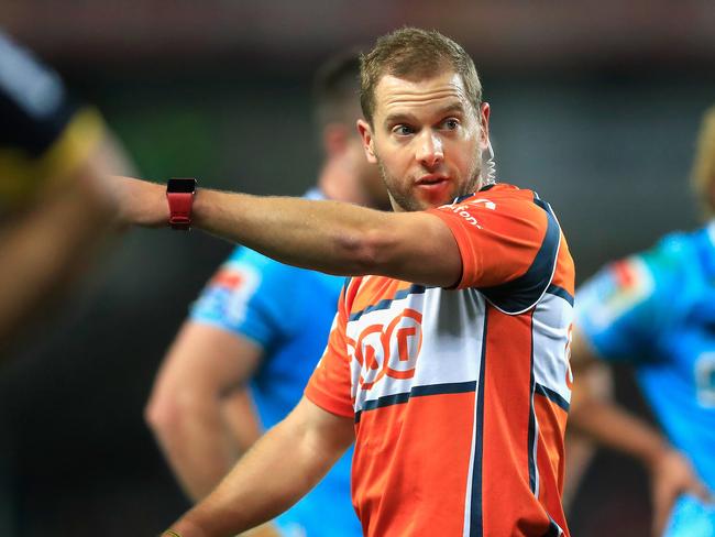 Referee Angus Gardner will officiate the GPS ‘final’ between Nudgee and Southport. Picture:  AAP