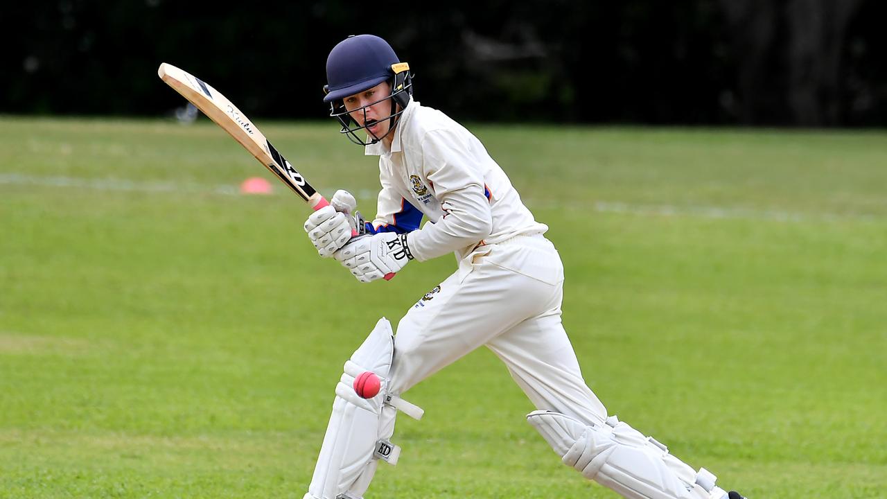 Marist College Ashgrove batsman William Nickelson.