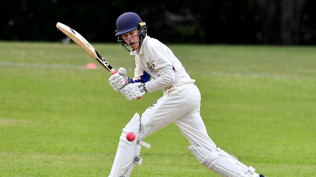 Marist College Ashgrove batsman William Nickelson.