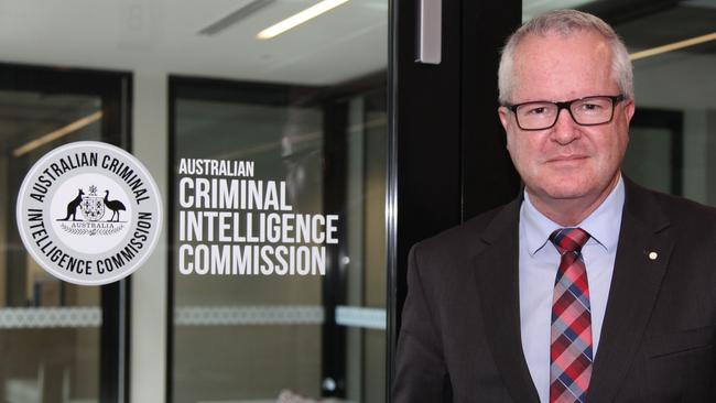 Australian Criminal Intelligence Commission boss Chris Dawson.