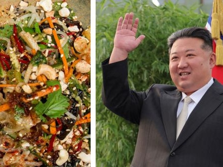 Km Jong-Un and a cruncy noodle salad