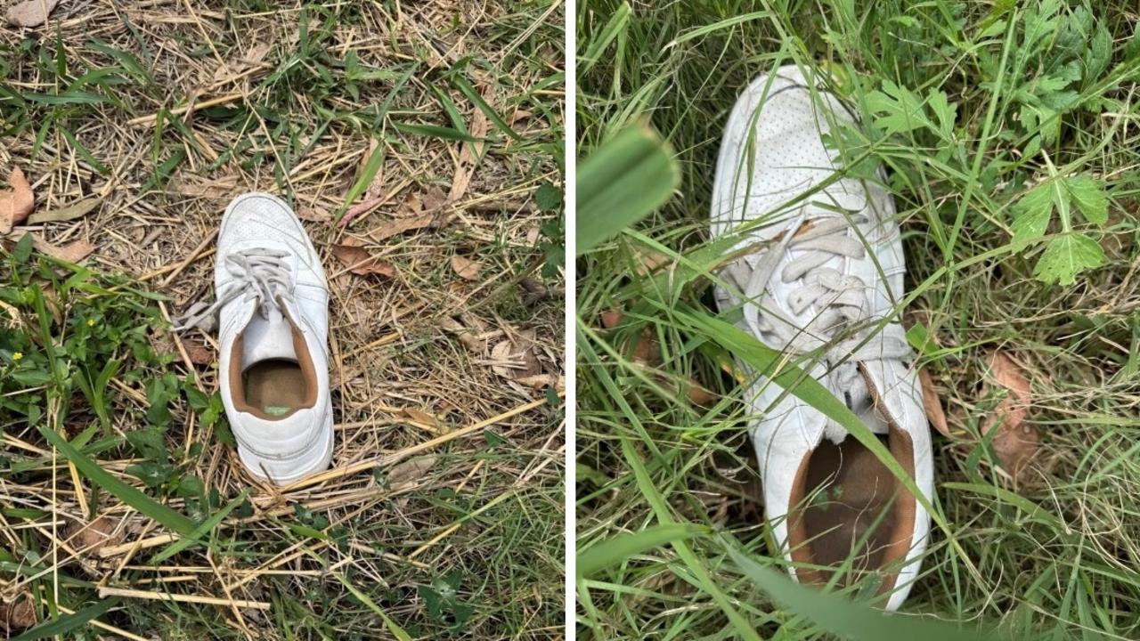 Police located a pair of white shoes at Ficks Crossing on October 10, also believed to belong to Jack McLennan.