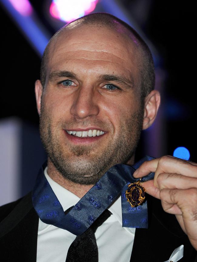 Judd became a dual Brownlow winner in 2010.