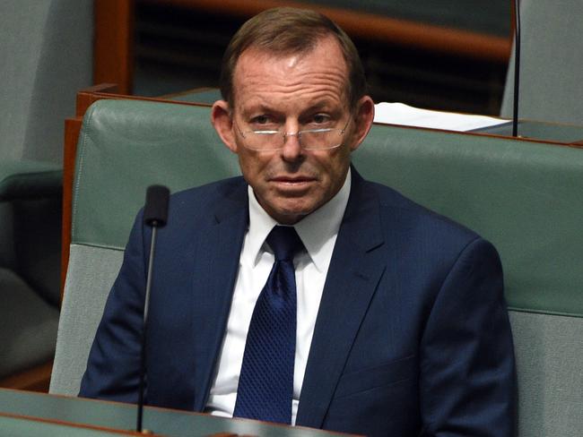 Mr Abbott’s comments come after Malcolm Turnbull call for “builders, not wreckers” over the weekend. Picture: AAP