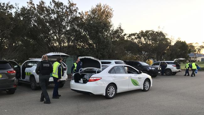 Police and wildlife officers executed warrants at four properties around Tubbut and Orbost on Tuesday. Picture: Supplied.