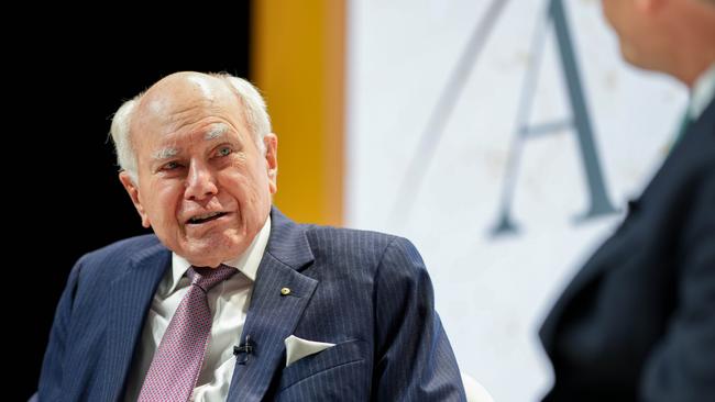 John Howard stressed that the most important relationship any prime minister had was with the ­partyroom colleagues who held his/her leadership in the palms of their hands. Picture: James Whatling/Parsons Media