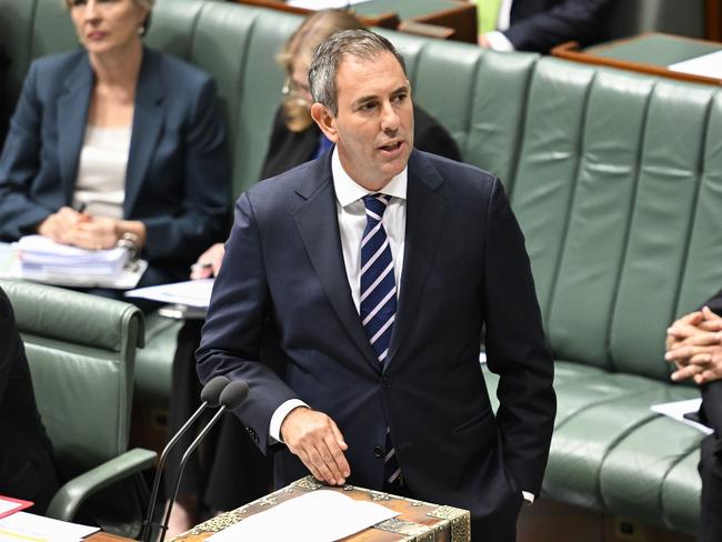 Treasurer Jim Chalmers is under pressure to cut cigarette taxes to reduce Australia’s booming tobacco black market. Picture: NewsWire / Martin Ollman