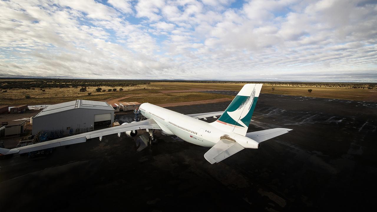 Cathay Pacific has taken its last aircraft out of storage at Alice Springs closing a 1410-day chapter.