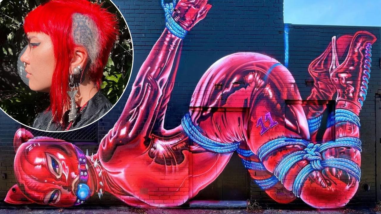 Queer artist behind ‘X-rated’ mural in Fitzroy hits back at critics