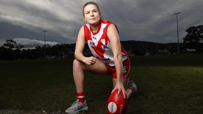 Clarence captain Grace Mitchell will be the SFLW vice-captain. Picture: Zak Simmonds