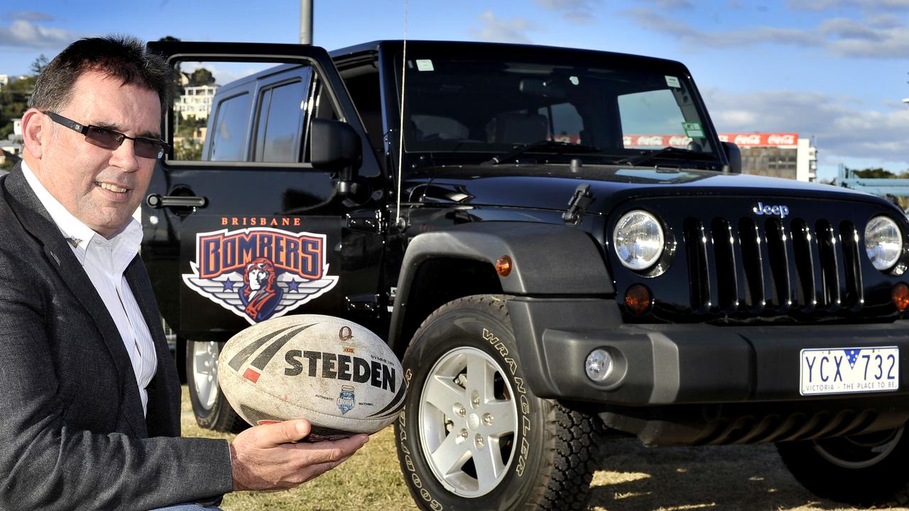 Bombers director Craig Davison during the launch back in 2011.