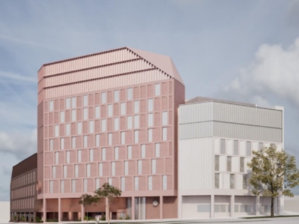 The hospital has a revised height limit and will be built between five and 11 storeys in different sections. Picture: Supplied