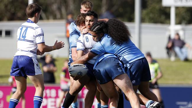 Charlie Guymer during the NSW U18 Combined High Schools v Combined Catholic Colleges, State Rugby League Tri-Series held at St Mary's Leagues Stadium. Picture: Jonathan Ng