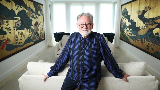 Culinary challenge ... designer Gregory Ladner at his home at Darling Point, Sydney. Picture: John Feder/The Australian