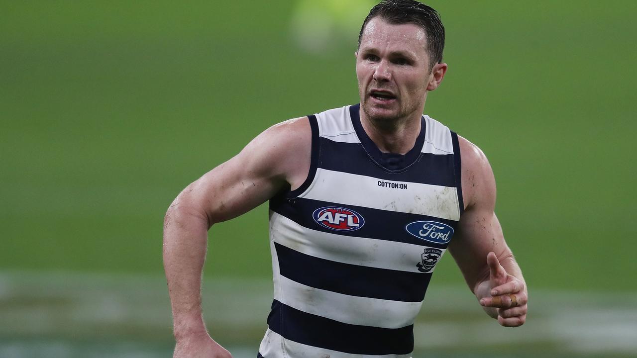 Patrick Dangerfield in action for the Cats last season. Picture: Getty Images