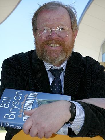 Bill Bryson attends a book signing at Mt Barker Public Library, South Australia, in 2006.