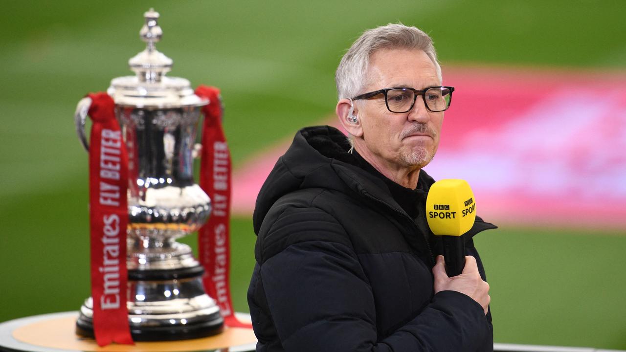 Gary Lineker is an icon of UK sports broadcasting. (Photo by Oli SCARFF / POOL / AFP)