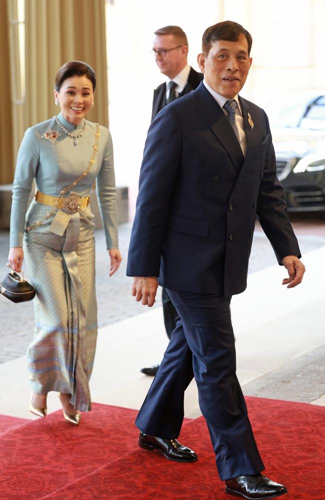 Queen Suthida and King Vajiralongkorn of Thailand. Picture: Chris Jackson/Getty Images