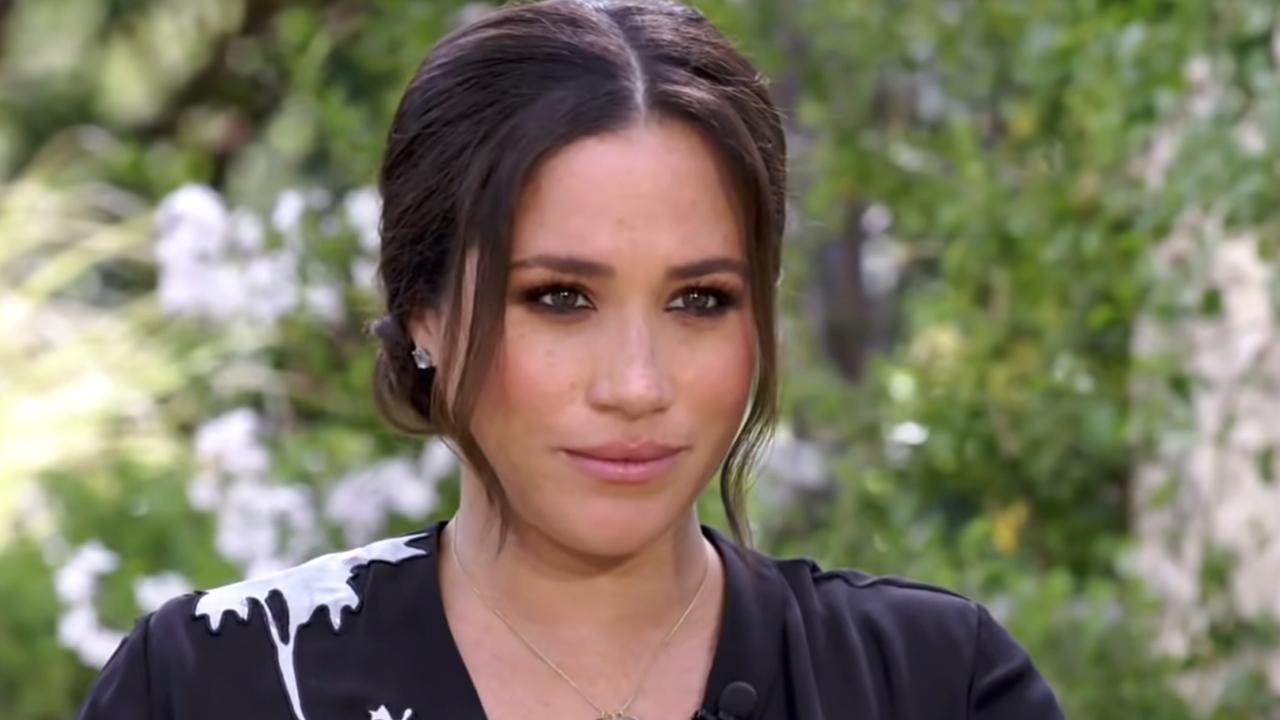 Meghan made the stunning revelation during her tell-all with Oprah Winfrey earlier this month. Picture: CBS.