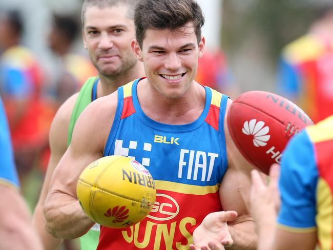 Jaeger O’Meara is at least five weeks away from returning via the NEAL, coach Rodney Eade says. Picture: Richard Gosling