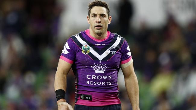 Billy Slater and Melbourne couldn’t get it going against Cronulla. Picture: AAP