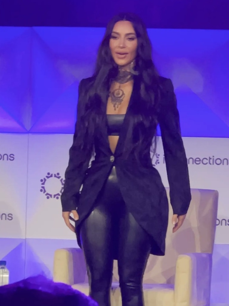 Kim Kardashian's Wardrobe Malfunction: Shows Spanx Under Dress