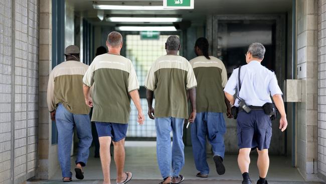 Prisoners inside Lotus Glen Correctional Centre. Picture: Marc McCormack