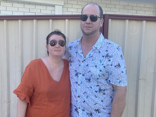 Kate Leadbetter’s aunt and uncle Danielle and Jason Leadbetter. Picture: Cormac Pearson