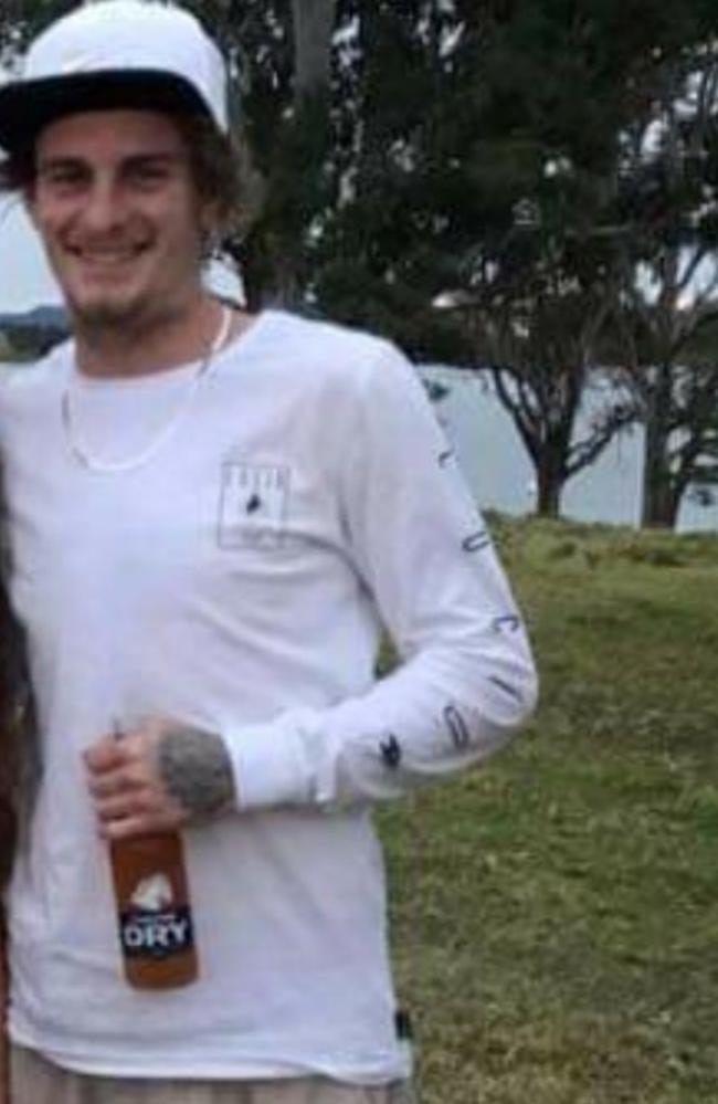 Tyson Dean Stoker in a Facebook photo from 2019. He has been sent back to prison for traffic offences and driving with drugs in his system.