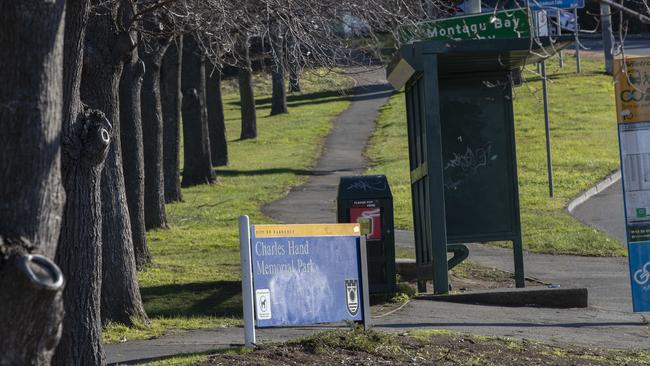 Charles Hand Memorial Park at Rosny. Picture: Chris Kidd