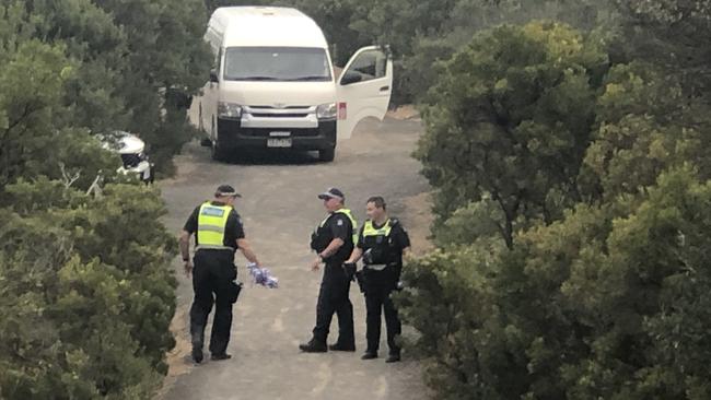 A teenager discovered his remained in bushes near the Ocean Grove surf beach (pictured) Picture: Mandy Squires