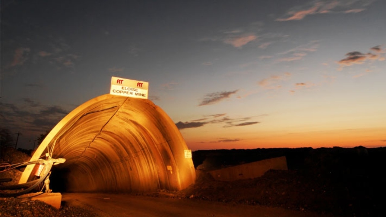 The Eloise Copper Mine located about 70km southeast of Cloncurry in North West Queensland. Picture: Supplied