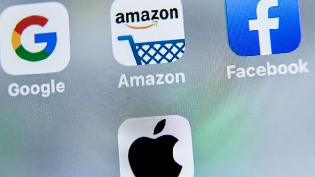 Tech giants deemed online ‘gatekeepers’ face huge fines under draft European rules. Picture: AFP