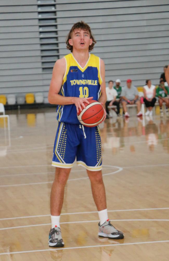 Townsville Heat forward Marshall Wilson made an impact on coach Shane Froling after an undefeated championship run in 2021. Picture: BASKETBALL QUEENSLAND