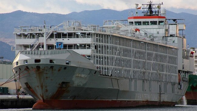 The live cattle ship Gulf Livestock 1 which is missing in the South China Sea with a cargo of 5800 cattle and a crew of 43 including two Australians.